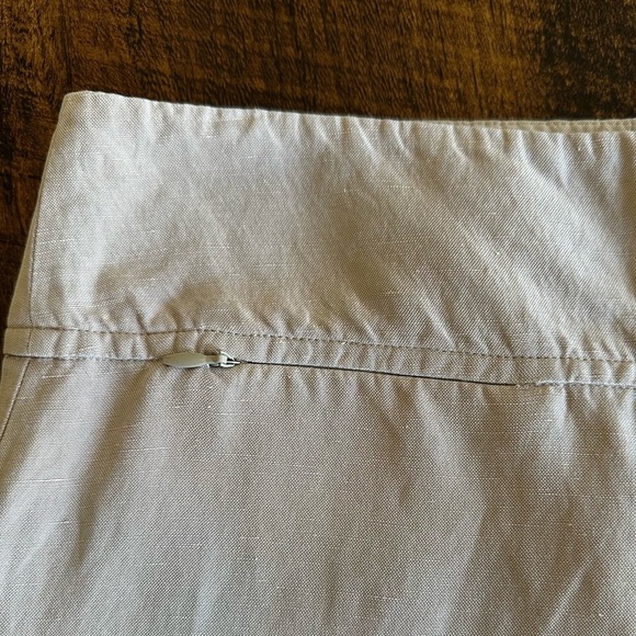 Eileen Fisher | Beige Mid-Rise Wide Leg Pants, Size XS - Picture 4 of 8